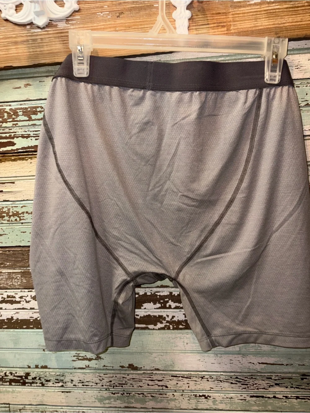 3 pairs Duluth Trading Co Gray Performance Boxer Briefs with elastic Waistband - Picture 7 of 13